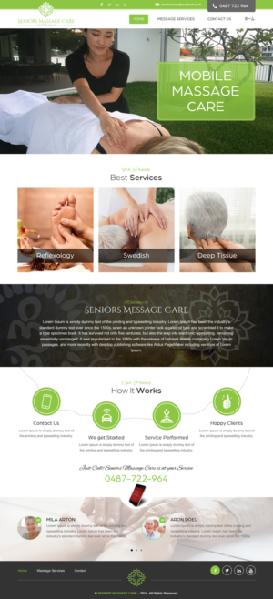 Web Design by rightway for Cummins Health Pty Ltd | Design: #12958815