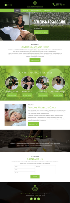 Web Design by rightway for Cummins Health Pty Ltd | Design: #12958840