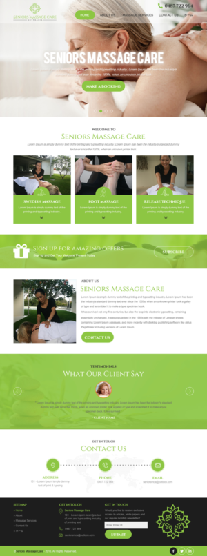 Web Design by rightway for Cummins Health Pty Ltd | Design: #12958847