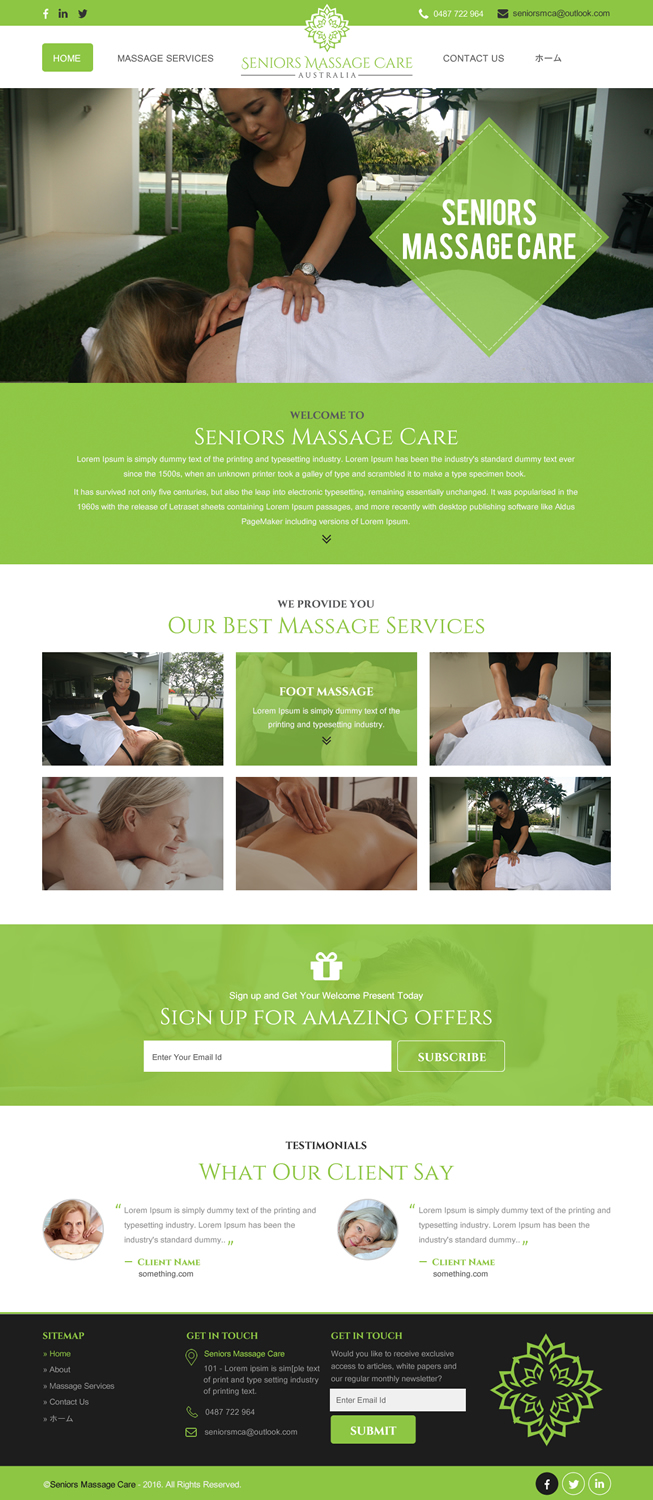 Web Design by rightway for Cummins Health Pty Ltd | Design #12958859