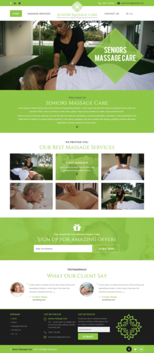 Web Design by rightway for Cummins Health Pty Ltd | Design: #12958859
