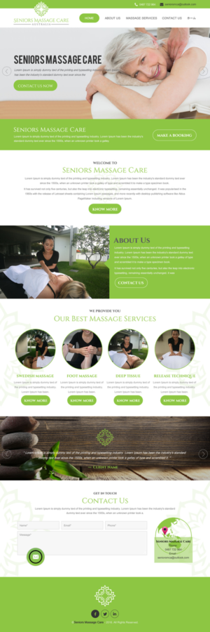Web Design by rightway for Cummins Health Pty Ltd | Design: #12958862