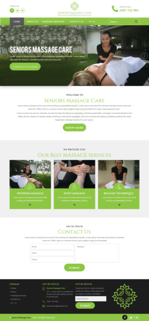 Web Design by rightway for Cummins Health Pty Ltd | Design: #12958872