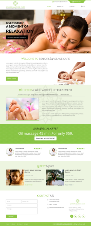 Web Design by rightway for Cummins Health Pty Ltd | Design: #12958886