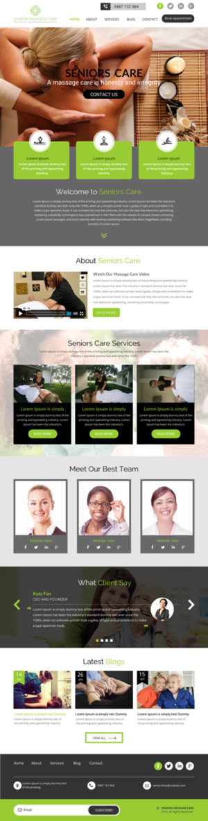 Web Design by rightway for Cummins Health Pty Ltd | Design: #12958926