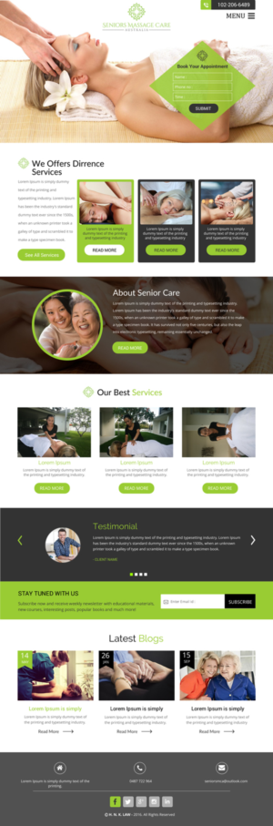Web Design by rightway for Cummins Health Pty Ltd | Design: #12958933
