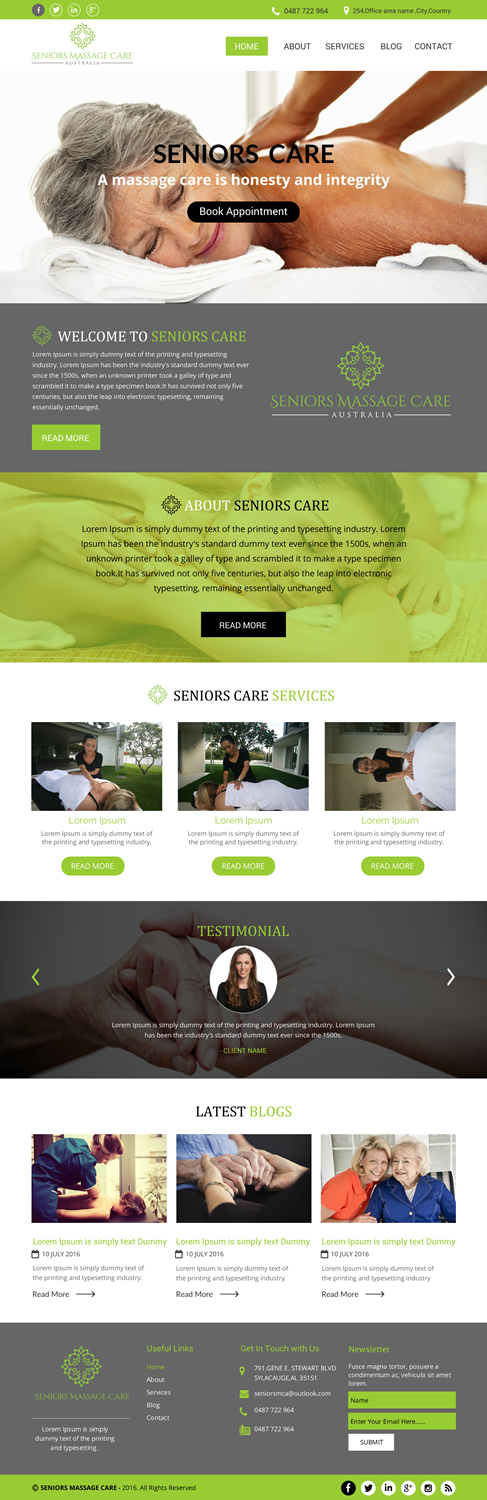 Web Design by rightway for Cummins Health Pty Ltd | Design #12958937