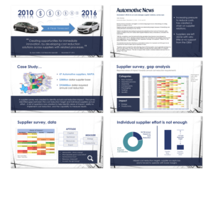 Innovative cost reduction consultant needs to build a group of technical advisors  | PowerPoint Design by StonyDog Design