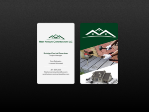 Business Card Design by Creations Box 2015 for West Hudson Construction LLC | Design: #12956111