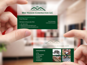 Business Card Design by Creations Box 2015 for West Hudson Construction LLC | Design: #12958238