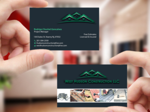 Business Card Design by Creations Box 2015 for West Hudson Construction LLC | Design: #12958240
