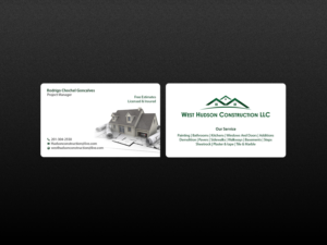 Business Card Design by Creations Box 2015 for West Hudson Construction LLC | Design: #12958450