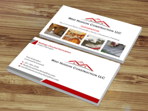 Business Card Design by Creations Box 2015 for West Hudson Construction LLC | Design: #12973040