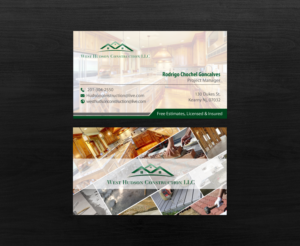 Business Card Design by chandrayaan.creative for West Hudson Construction LLC | Design: #12948608