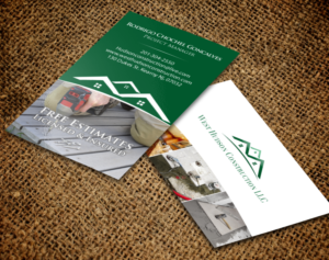 Business Card Design by chandrayaan.creative for West Hudson Construction LLC | Design: #12955323