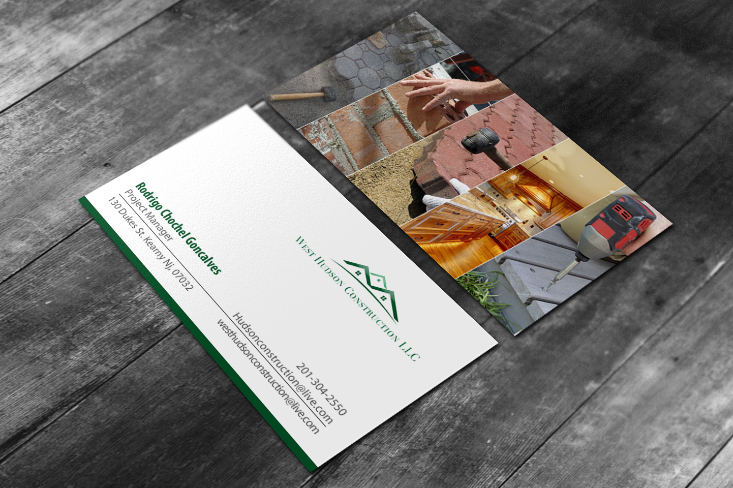 Business Card Design by chandrayaan.creative for West Hudson Construction LLC | Design #12972005