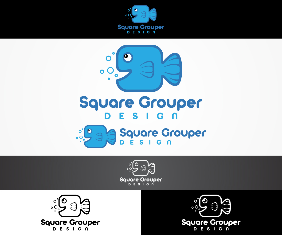 Logo Design by sangeloenriquez for Square Grouper Design | Design #12950978