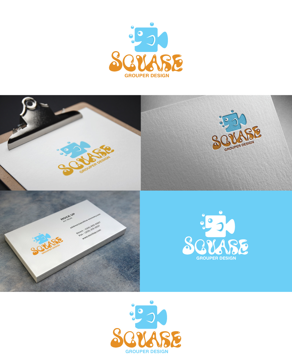 Logo Design by ESolz Technologies for Square Grouper Design | Design: #12965462