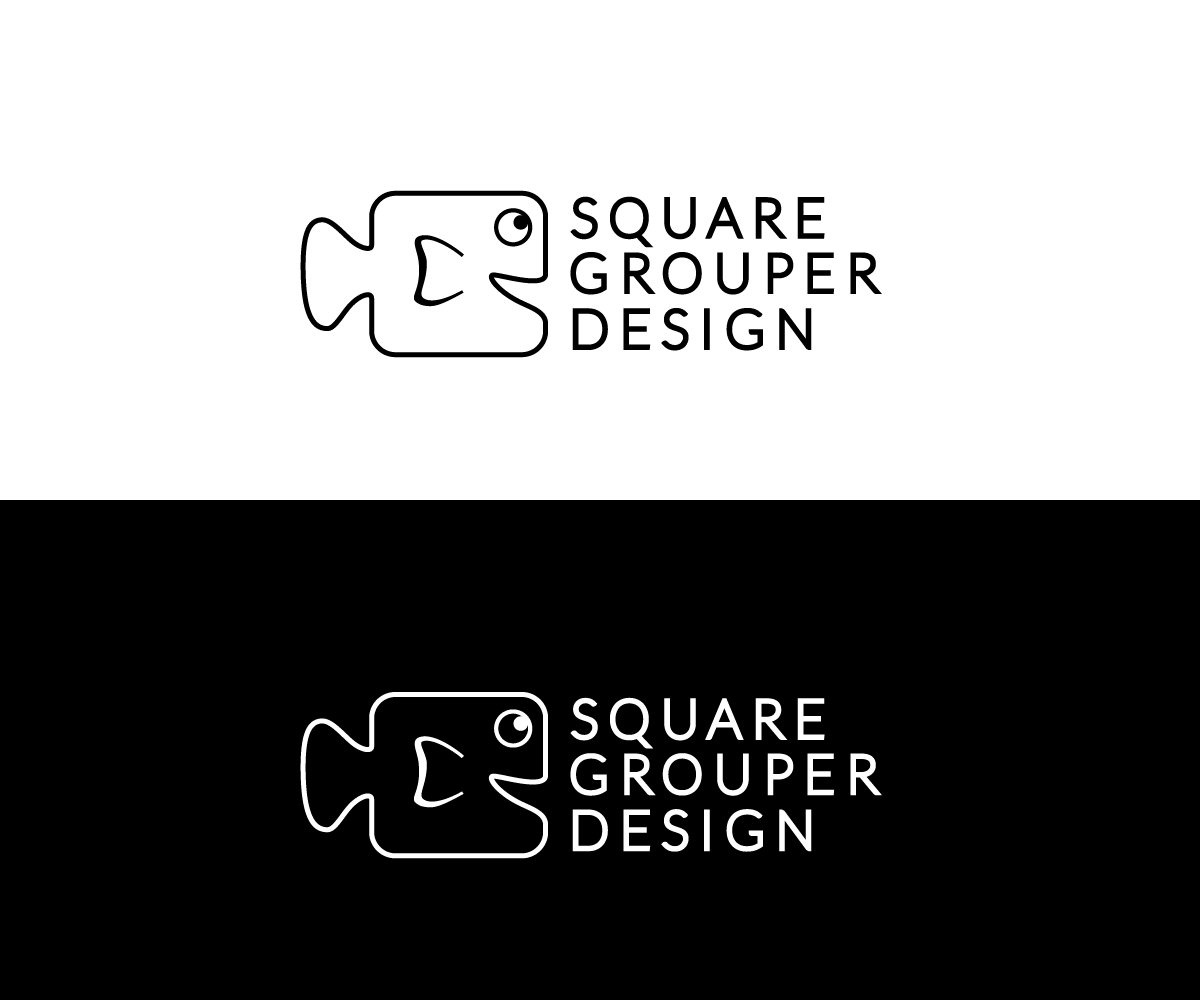 Logo Design by abeanul27 for Square Grouper Design | Design #12952696
