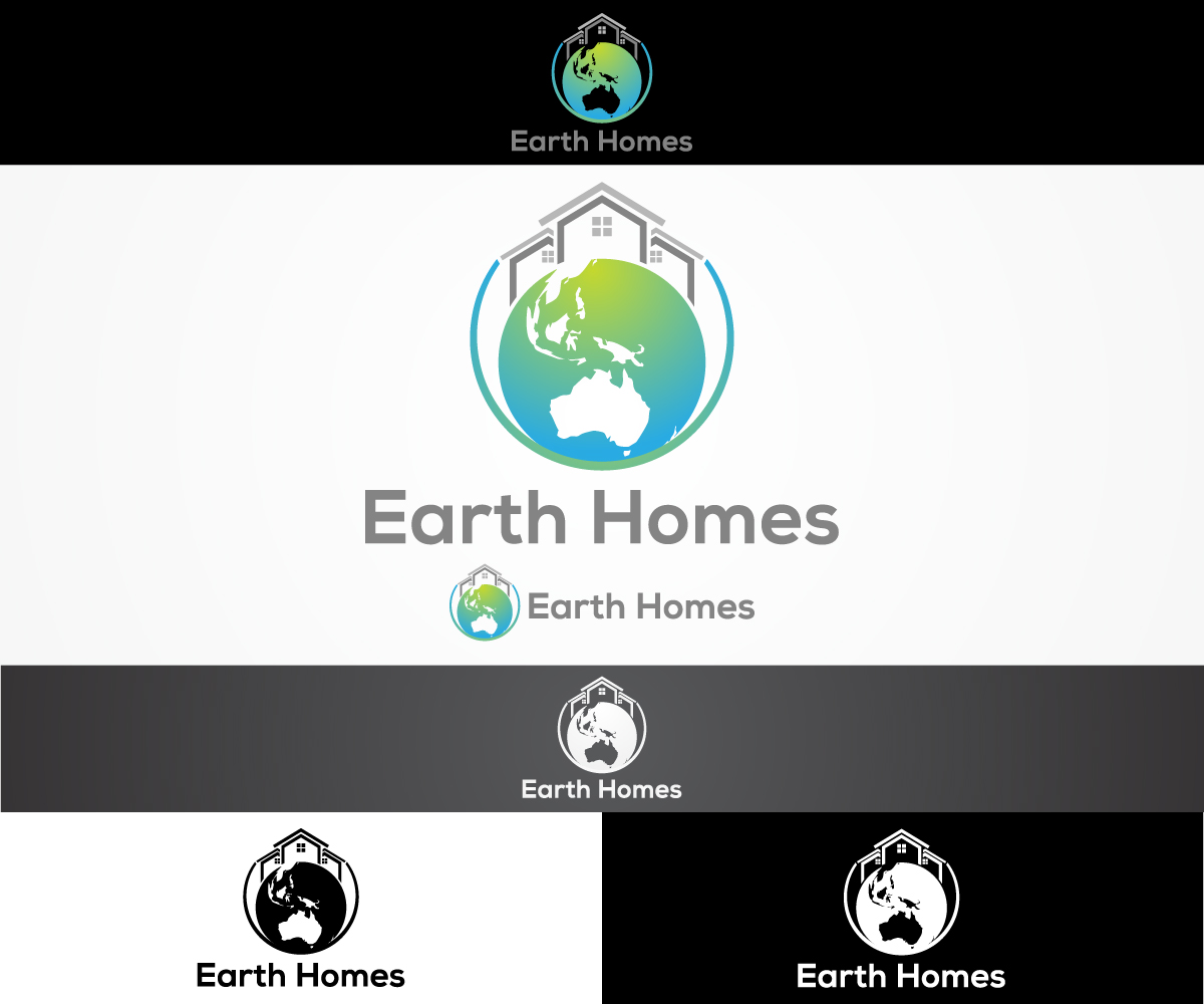 Logo Design by sangeloenriquez for Earth Homes  | Design #12952228