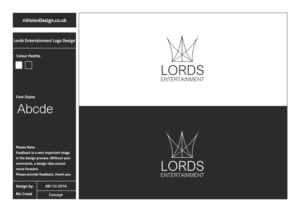 Design de Logo par [n]visionDesign pour LORDS ENTERTAINMENT  | Design #12956187