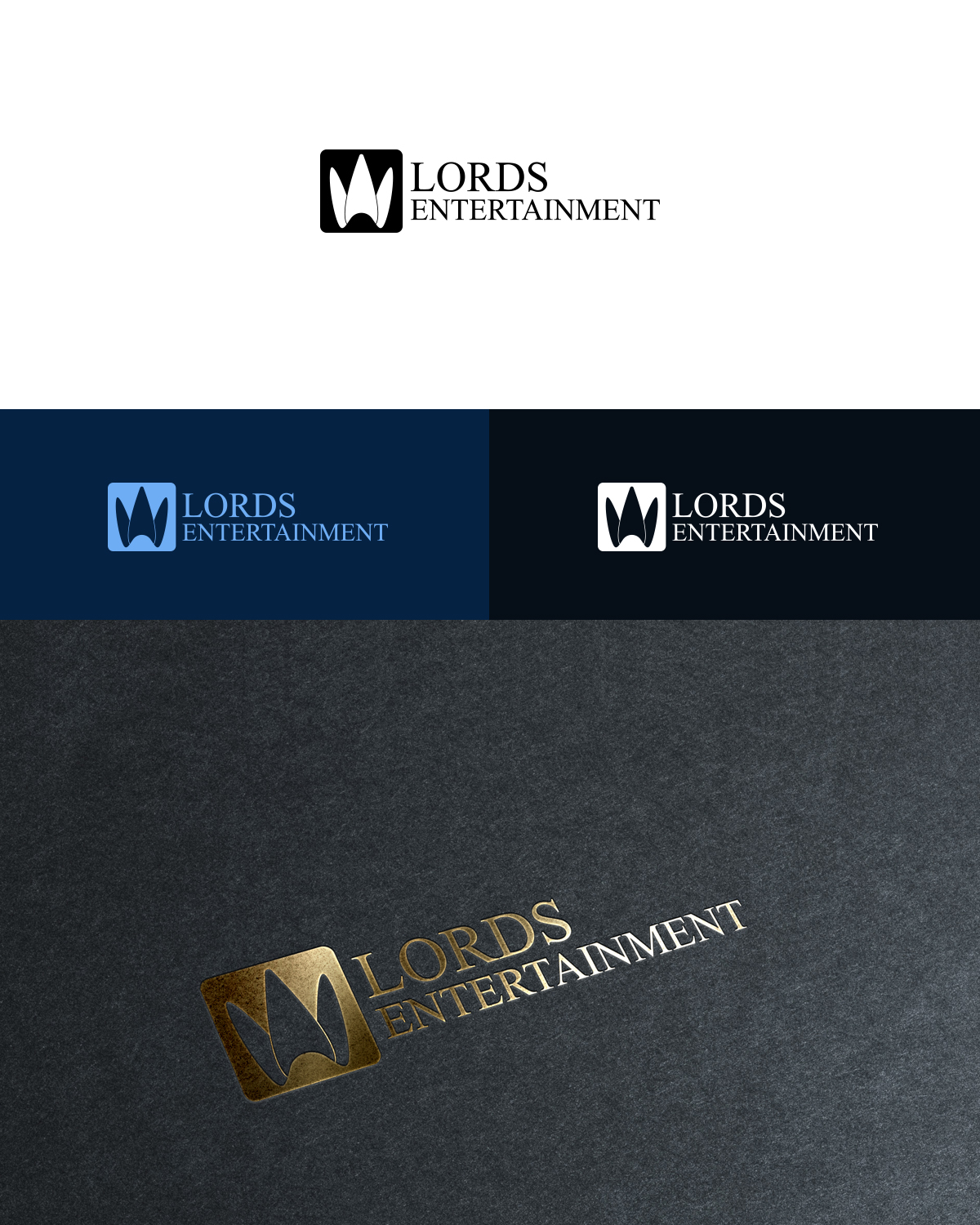 Diseño de Logo por IMD-HUB para LORDS ENTERTAINMENT  | Diseño #12970766