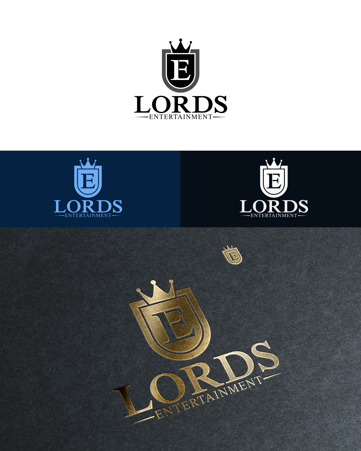 Logo Design by IMD-HUB for LORDS ENTERTAINMENT  | Design #12971199