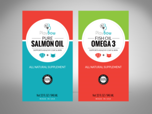 Label Design for American Pet Health Startup | Label Design by Priyo Subarkah