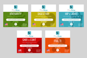 Label Design for American Pet Health Startup | Label Design by maricreatives