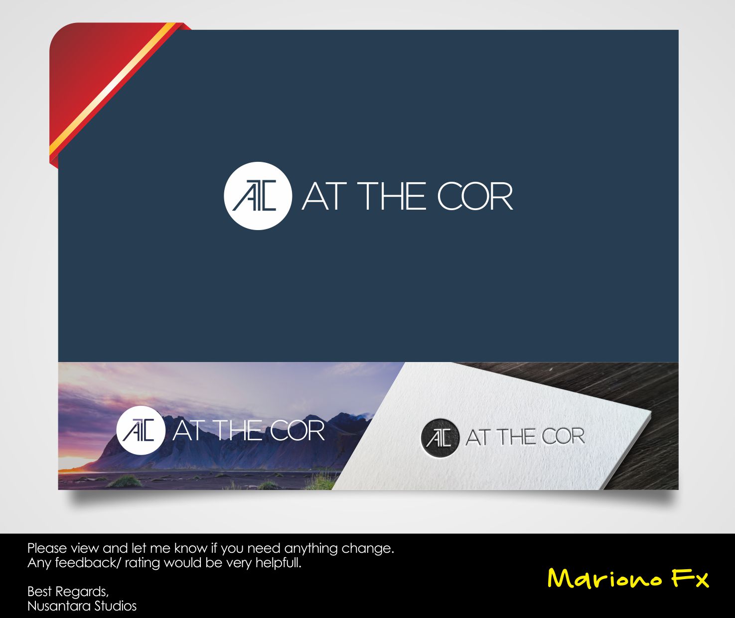 Logo Design by Mariono Fx for Cor Entertainment | Design #12978392