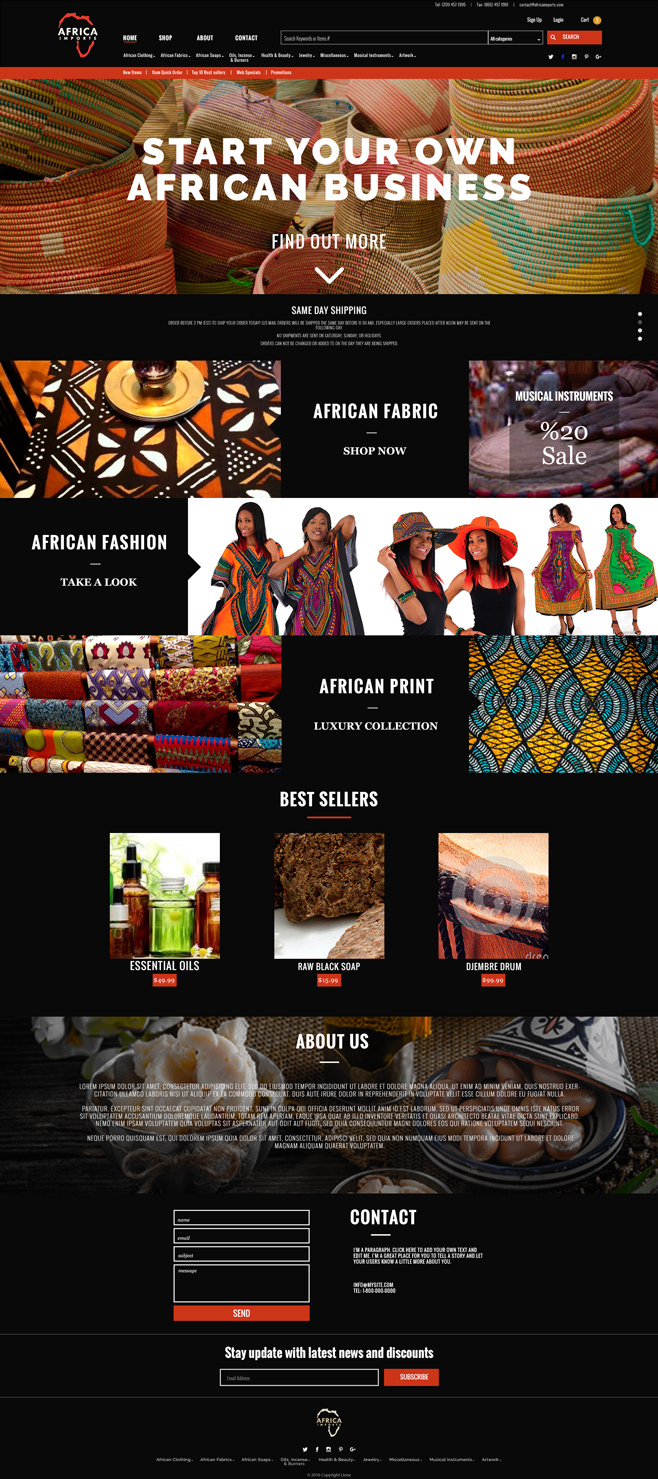 Diseño Web por lionx para este proyecto | Diseño #13025506