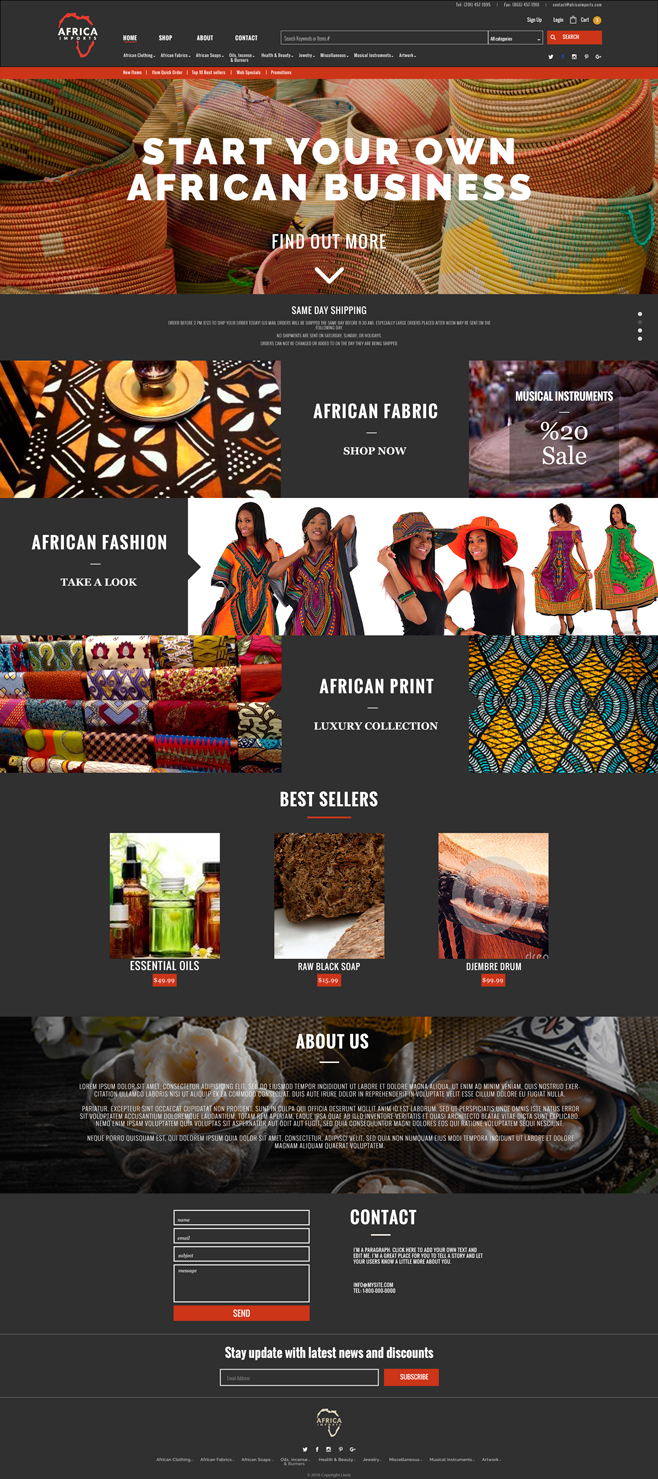 Web Design by lionx for this project | Design #13031027