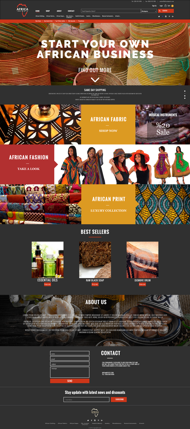 Web Design by lionx for this project | Design #13031028