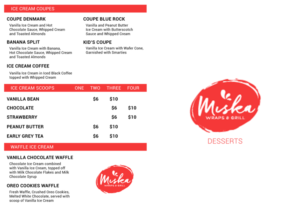 Menu Design by James