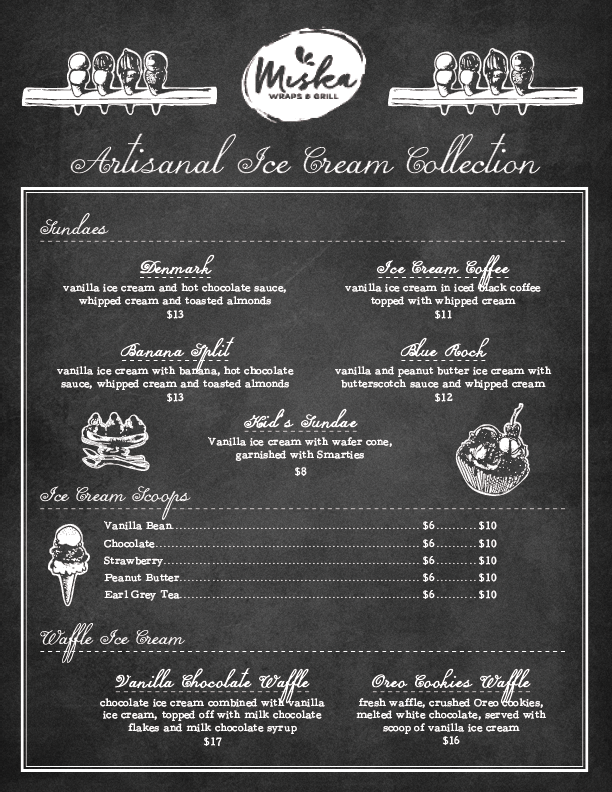 Menu Design by mereum for GA | Design #12964309