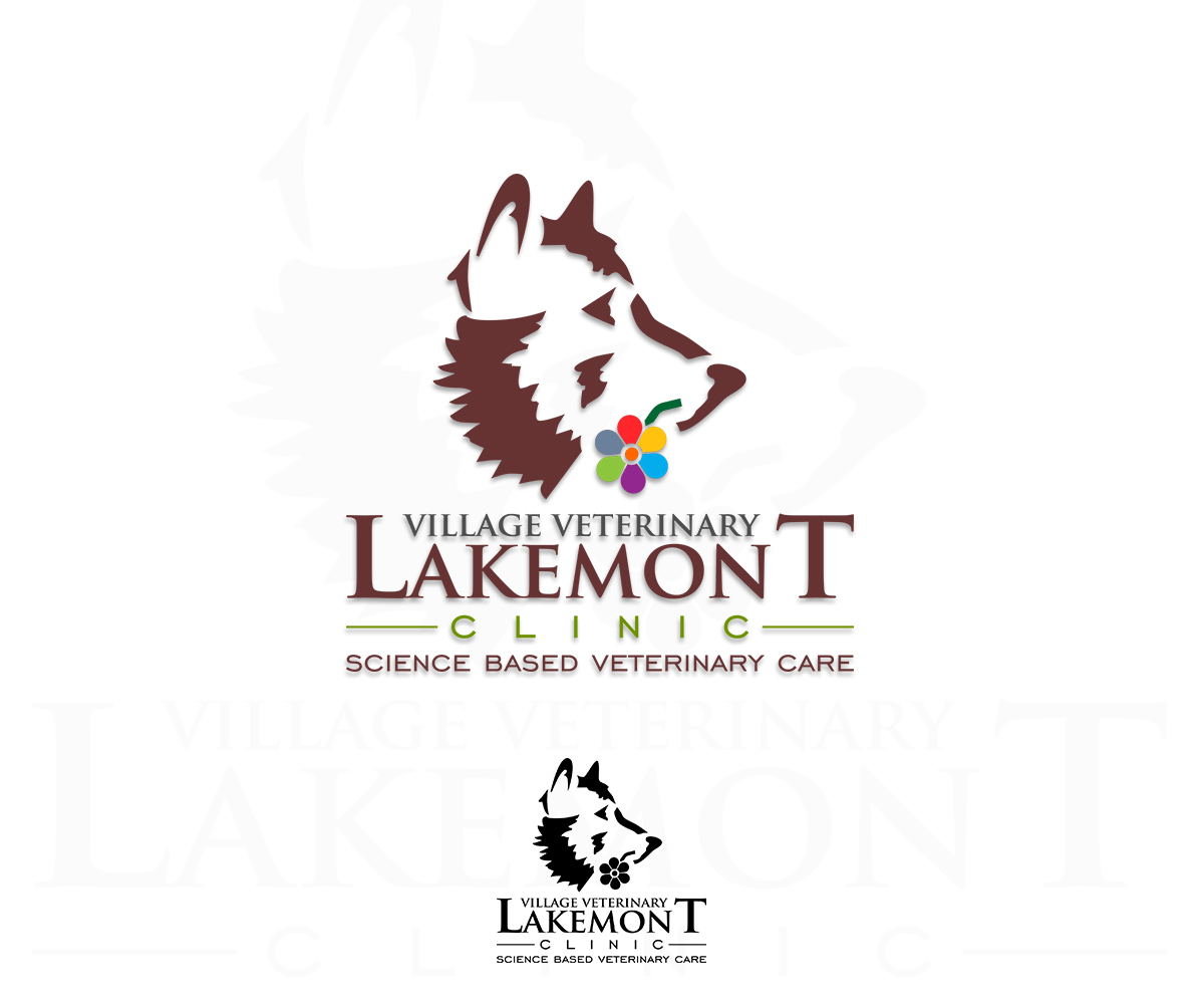 Logo Design by damian for Lakemont Village Veterinary Hospital | Design #12959994