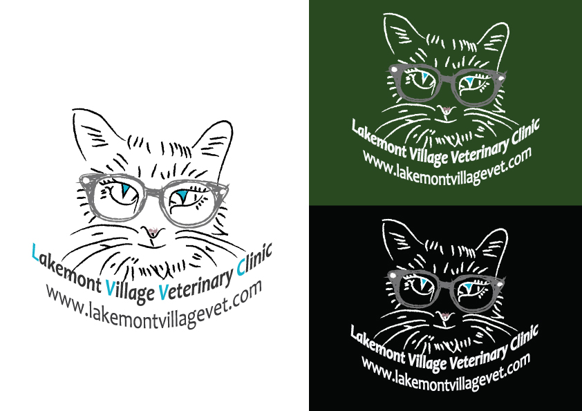 Logo-Design von Cherry Creations für Lakemont Village Veterinary Hospital | Design #12949786
