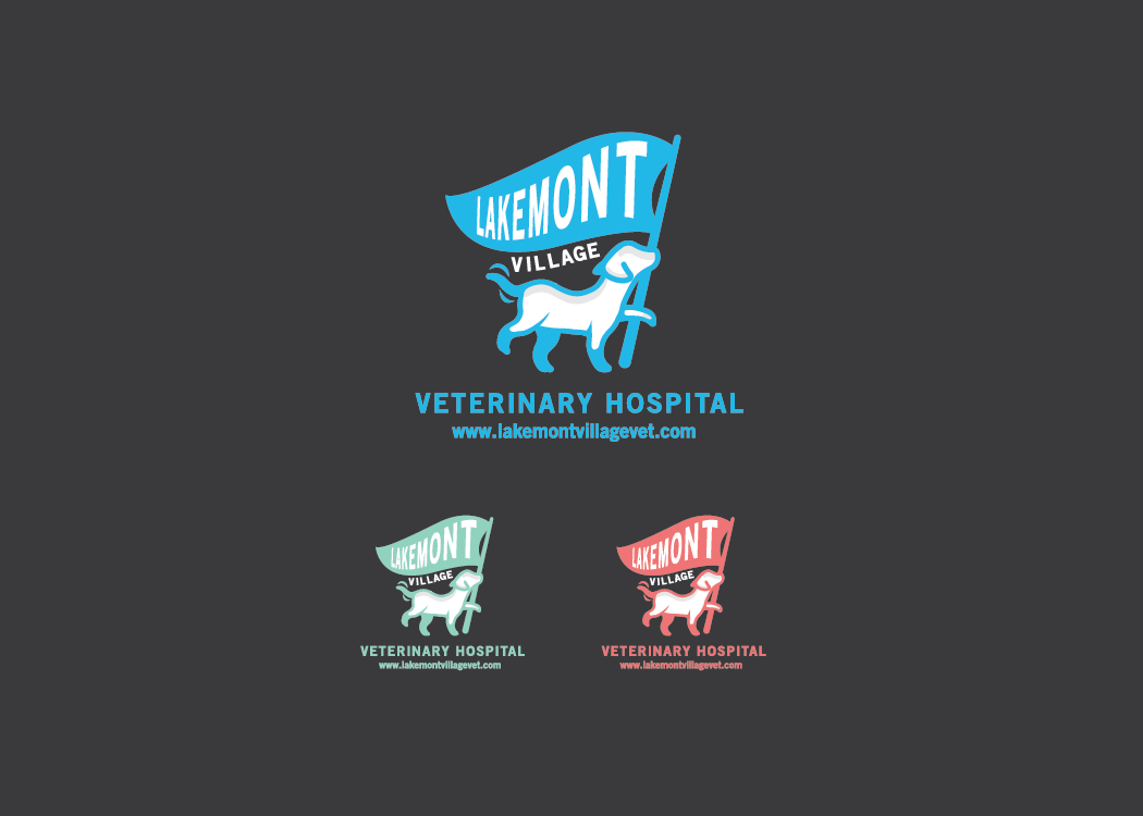 Logo Design by Mandy Illustrator for Lakemont Village Veterinary Hospital | Design: #12978985