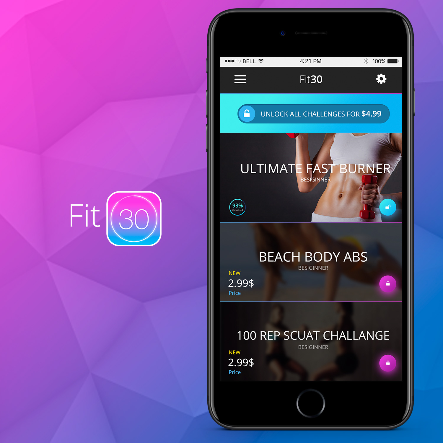 App Design by Moises Ruiz for SmoothMobile, LLC | Design #13034142