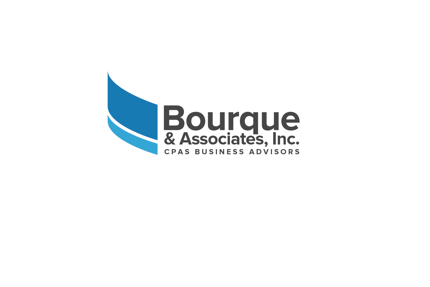 Masculine, Bold, Accountant Logo Design for Bourque & Associates, Inc