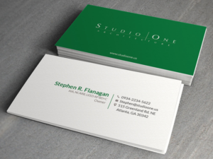 Studio One Architecture business card | Diseño de Tarjeta de Presentación por Sandaruwan