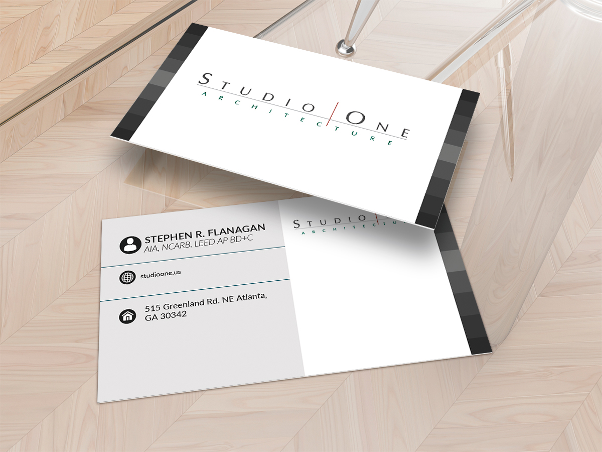 Business Card Design by isabel paoli for Studio One Architecture | Design #12957203