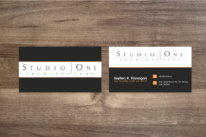 Business Card Design by isabel paoli for Studio One Architecture | Design: #12957204