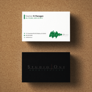 Visitenkarten-Design von Riz' für Studio One Architecture | Design: #12954682