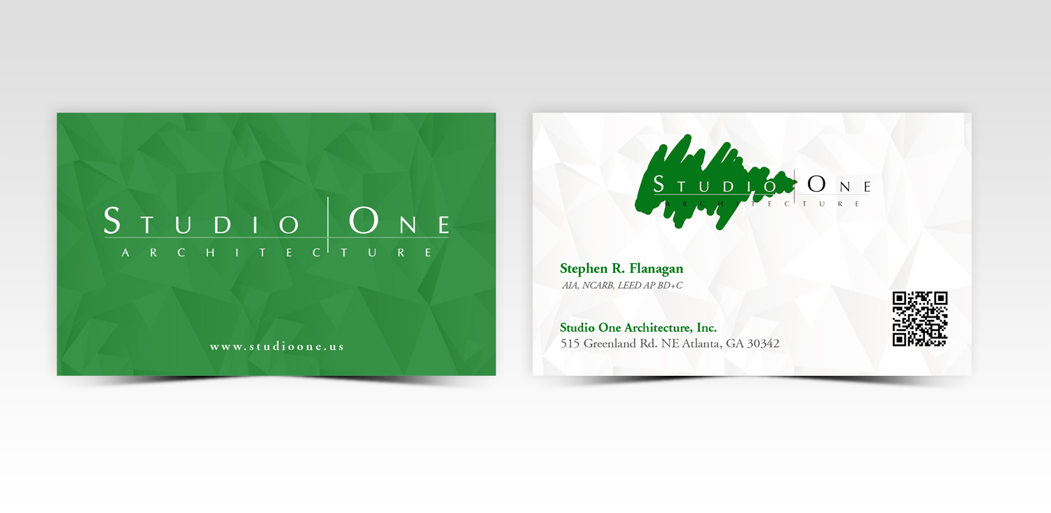 Design de Carte de Visite par Pointless Pixels India pour Studio One Architecture | Design #12958328