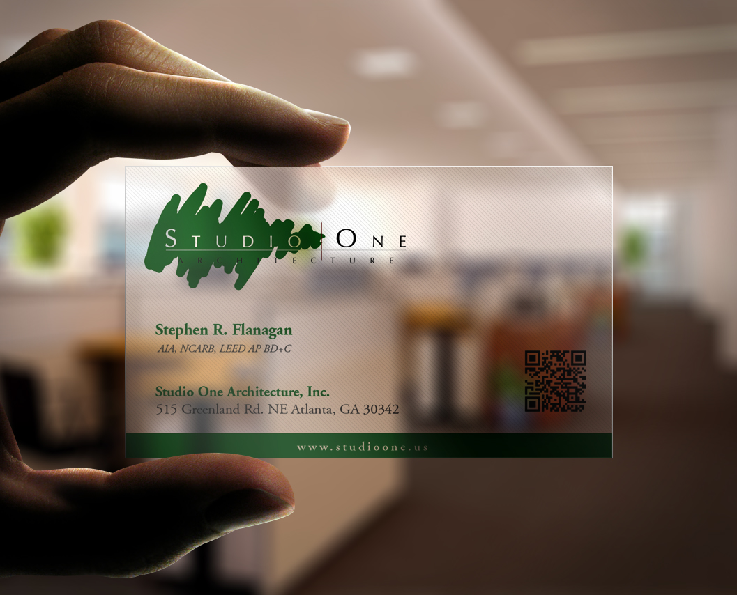 Visitenkarten-Design von Pointless Pixels India für Studio One Architecture | Design #12961382