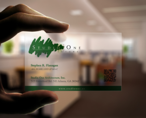 Visitenkarten-Design von Pointless Pixels India für Studio One Architecture | Design: #12961382