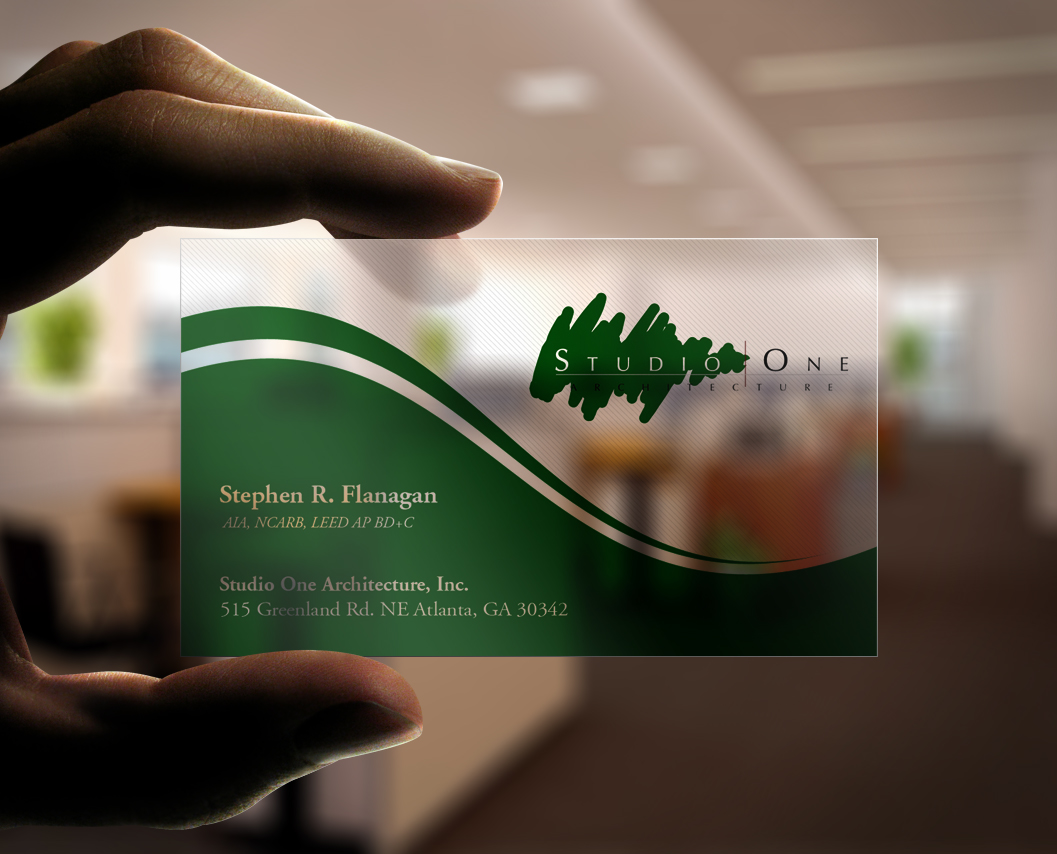Visitenkarten-Design von Pointless Pixels India für Studio One Architecture | Design #12961383