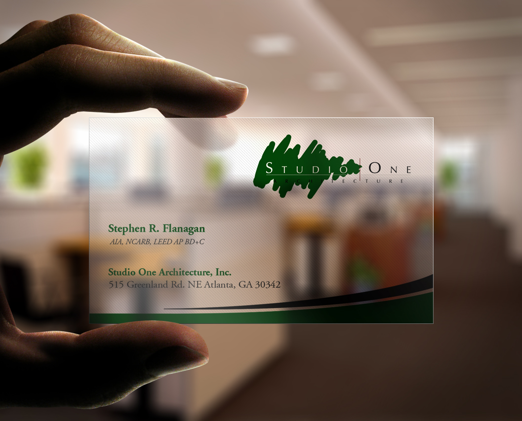Visitenkarten-Design von Pointless Pixels India für Studio One Architecture | Design #12961384