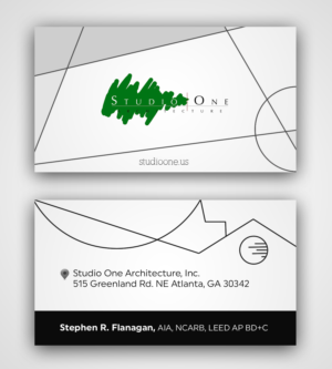 Visitenkarten-Design von Gfx.26™ für Studio One Architecture | Design: #12955181